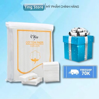 Bông tẩy trang trang cotton pads 222 miếng dày dặn mềm mịn ít xơ giá rẻ có thể dùng để làm lotion mask