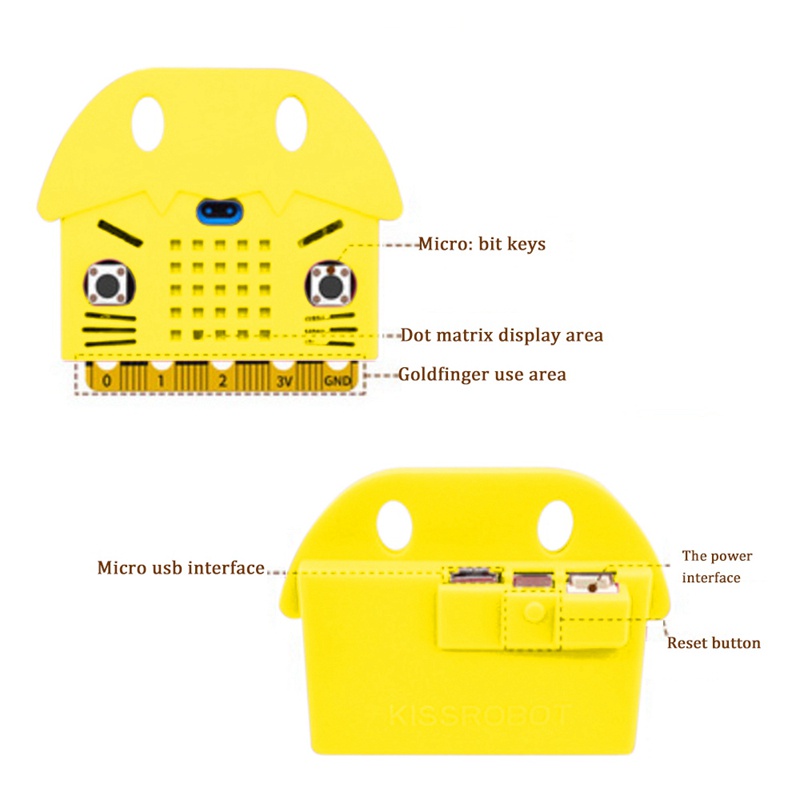 Bbc Microbit Go Start Kit Bảng phát triển học tập có thể lập trình Micro 'Bit BBC với hộp bảo vệ