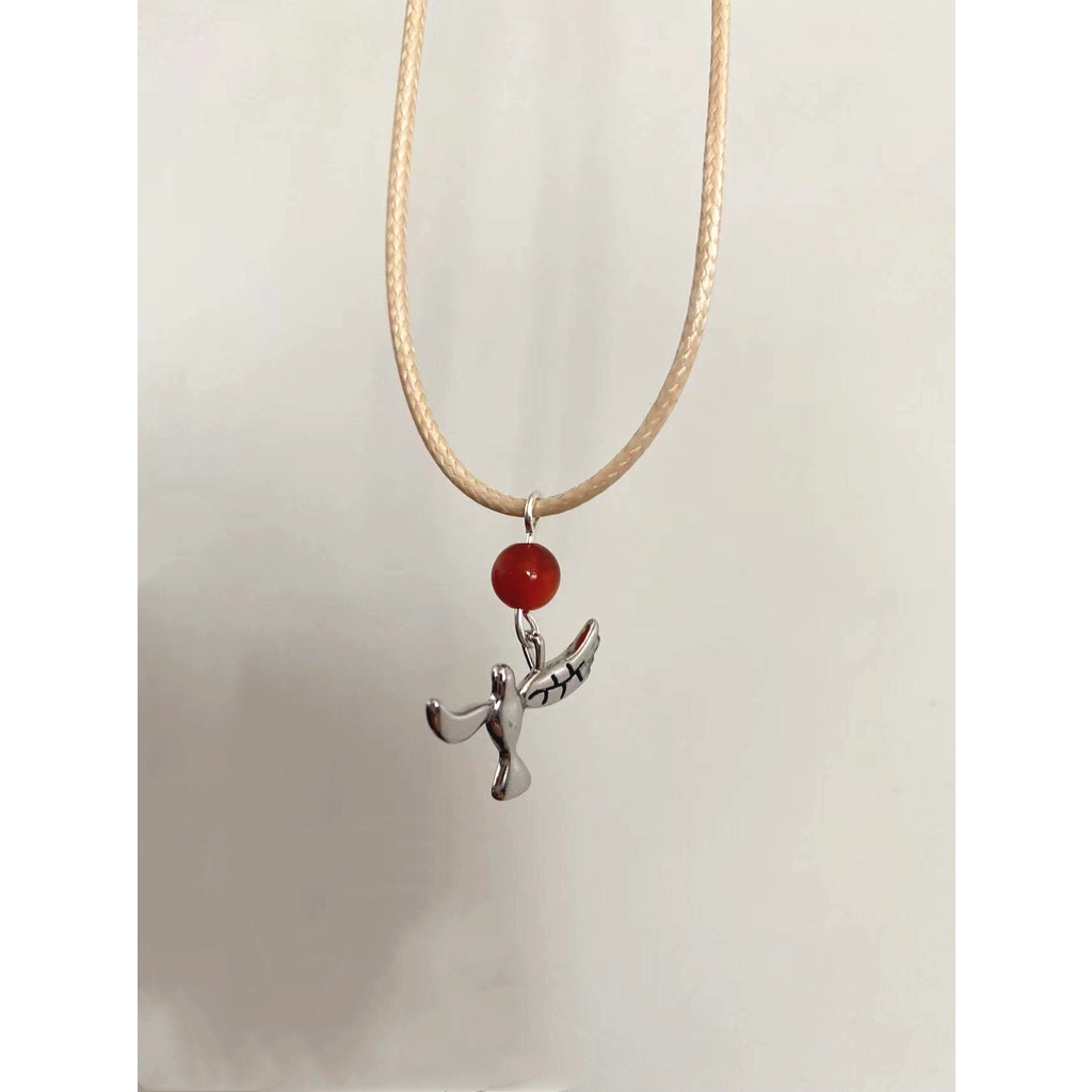 Vòng cổ Mặt Hình Thẻ Bài Hàn Quốc Snowdrop Jung Hae In pigeon 3 Màu Sắc Tùy Chọn Làm Quà Tặng Giáng Sinh Cho Nam Và Nữ