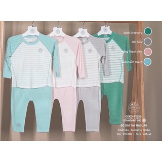 Sale bộ dài tay raglan hrnee