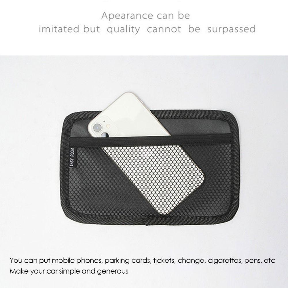 Túi Da PU Đựng Điện Thoại Gắn Xe Hơi Tiện Lợi