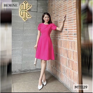 Thanh lý đầm hồng sen tay búp sen