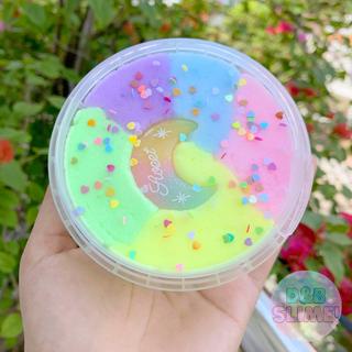Unicorn Cloud Slime Kèm Charm 200ml - Slime Mây Slime Tuyết Siêu Mịn 5 Màu Pastel