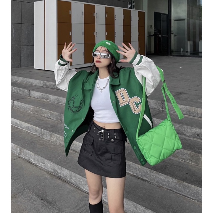 Túi phao đeo chéo nam nữ kiểu dáng trendy Déluge