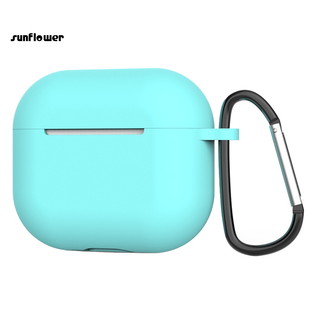 Bộ vỏ bảo vệ hộp sạc tai nghe LENOVO bằng silica gel chống thất lạc thích hợp cho Airpods 3