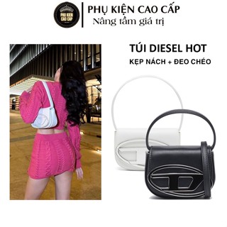  Túi xách kẹp nách hottrend hàng hiệu - DIESEL - kèm 2 dây đeo chéo + kẹp nách nhỏ gọn 