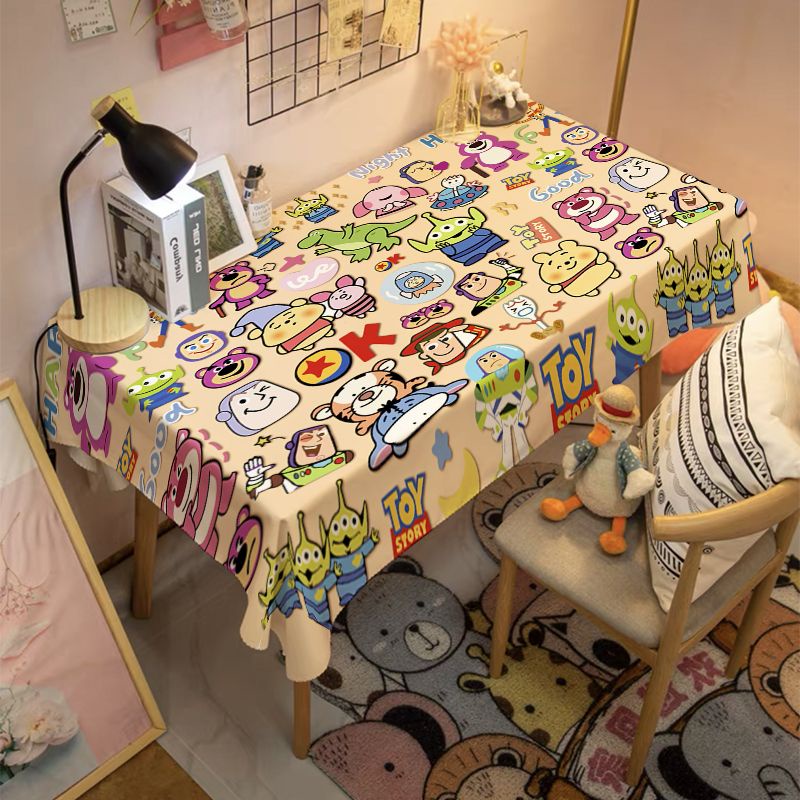 Khăn Trải Bàn In Họa Tiết Hoạt Hình Disney Đáng Yêu Trang Trí Phòng Bé Gái