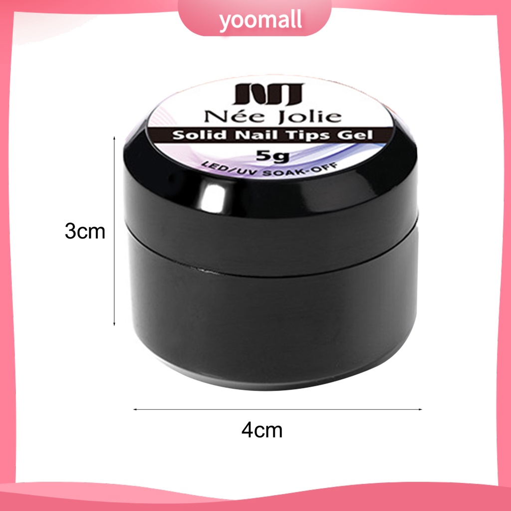 Keo Dán Gel UV Trong Suốt 5g Trang Trí Móng Tay