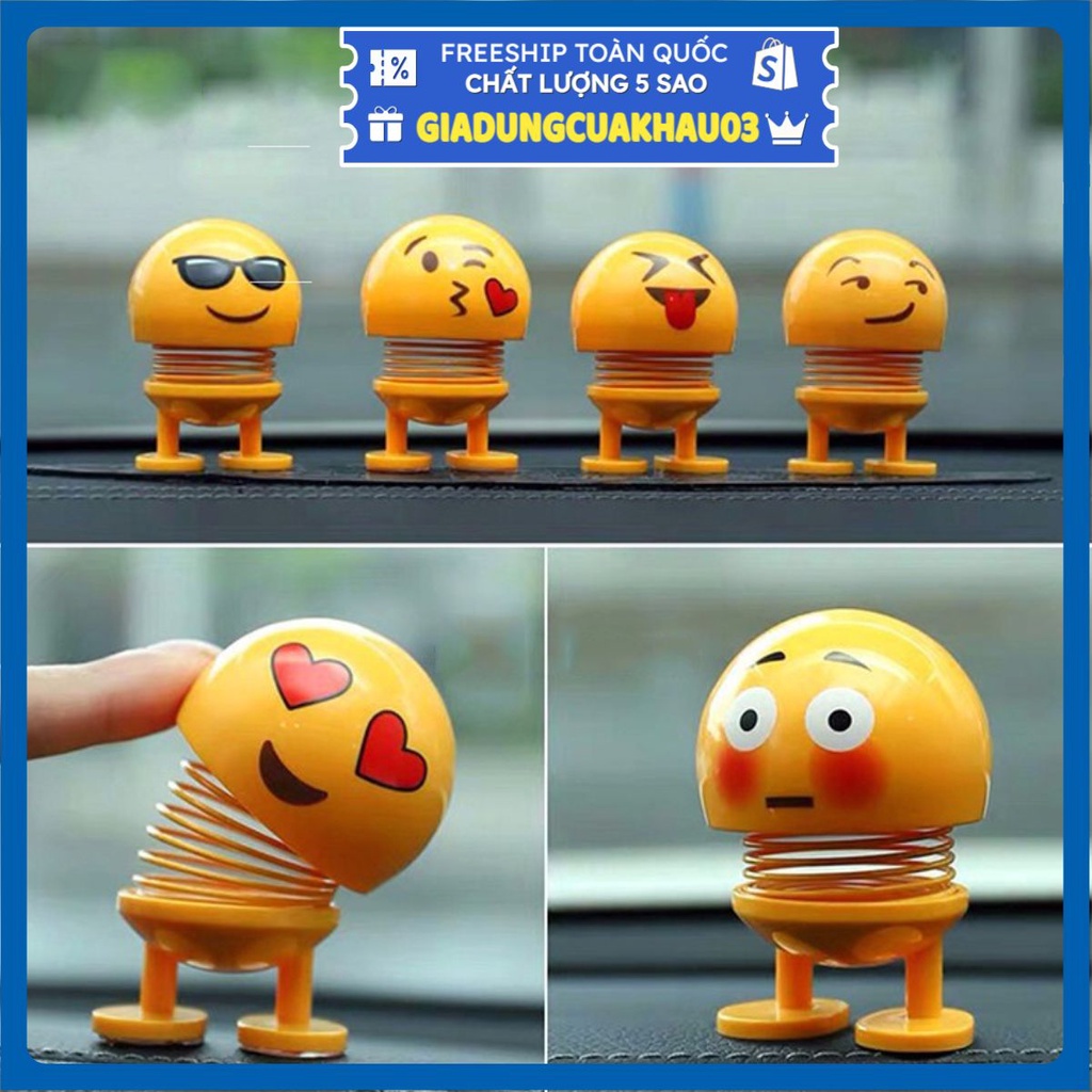 Thú Nhún icon con lắc lò xo - Siêu Chất - Siêu Vui Emoji (trộn đều mẫu)