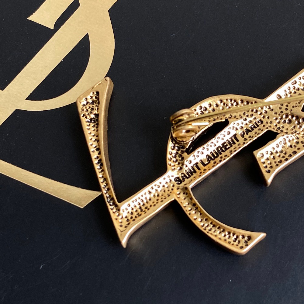 Ysl Ghim Cài Áo Hình Nón Len Thời Trang Cho Nam Nữ