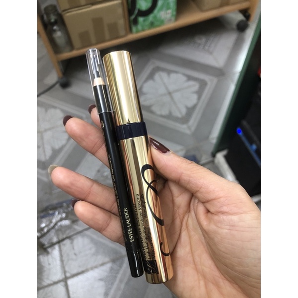 combo mascara và chì kẻ mắt Estee Lauder fullsize