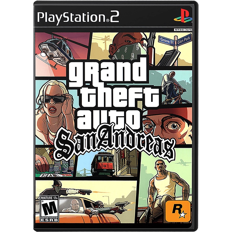 Grand Theft Auto - San Andreas - Đĩa game PS2