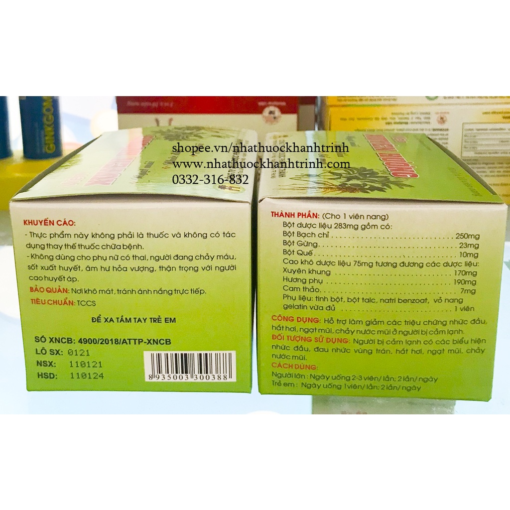 Cảm Xuyên Hương  hộp 100 viên