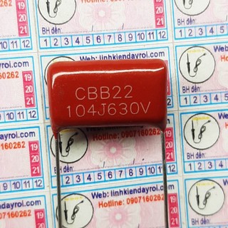 5 cái tụ kẹo cbb22 630v 100nf 0.1uf 104j630v ±5%