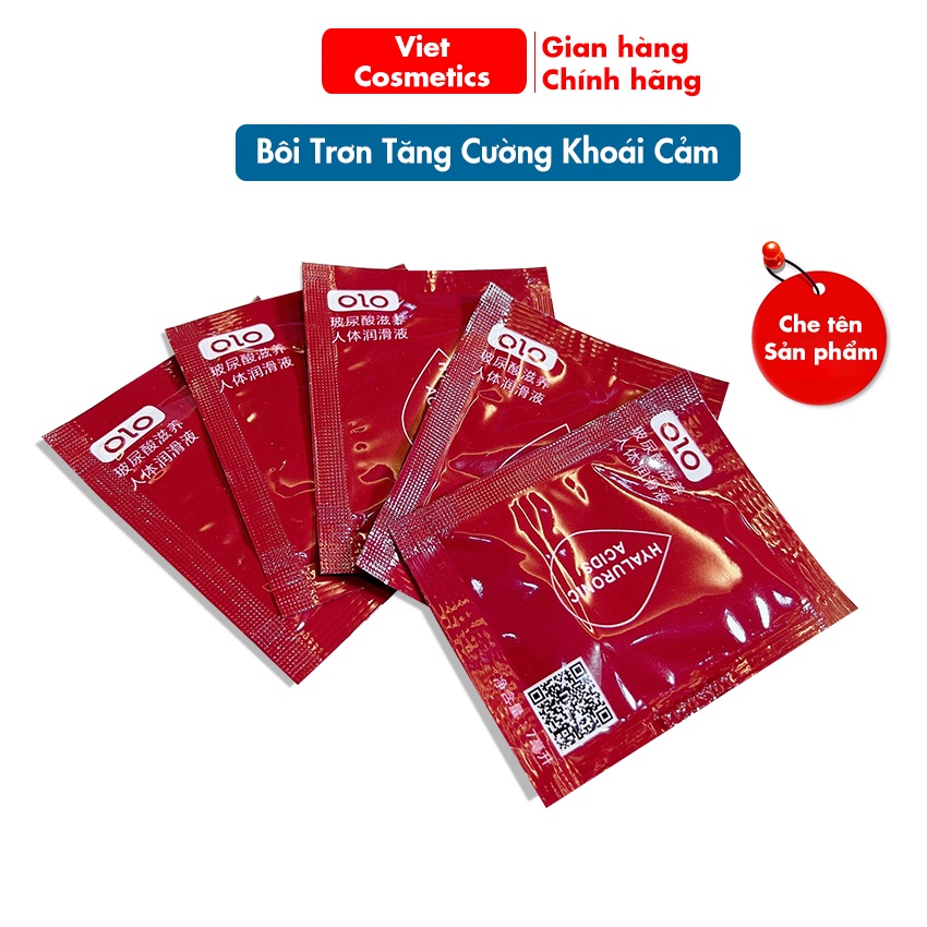 Gel Olo – Gel bôi trơn gốc nước, thành phần lành tính an toàn cho người sử dụng, không dính bết. Gói nhỏ 7ml