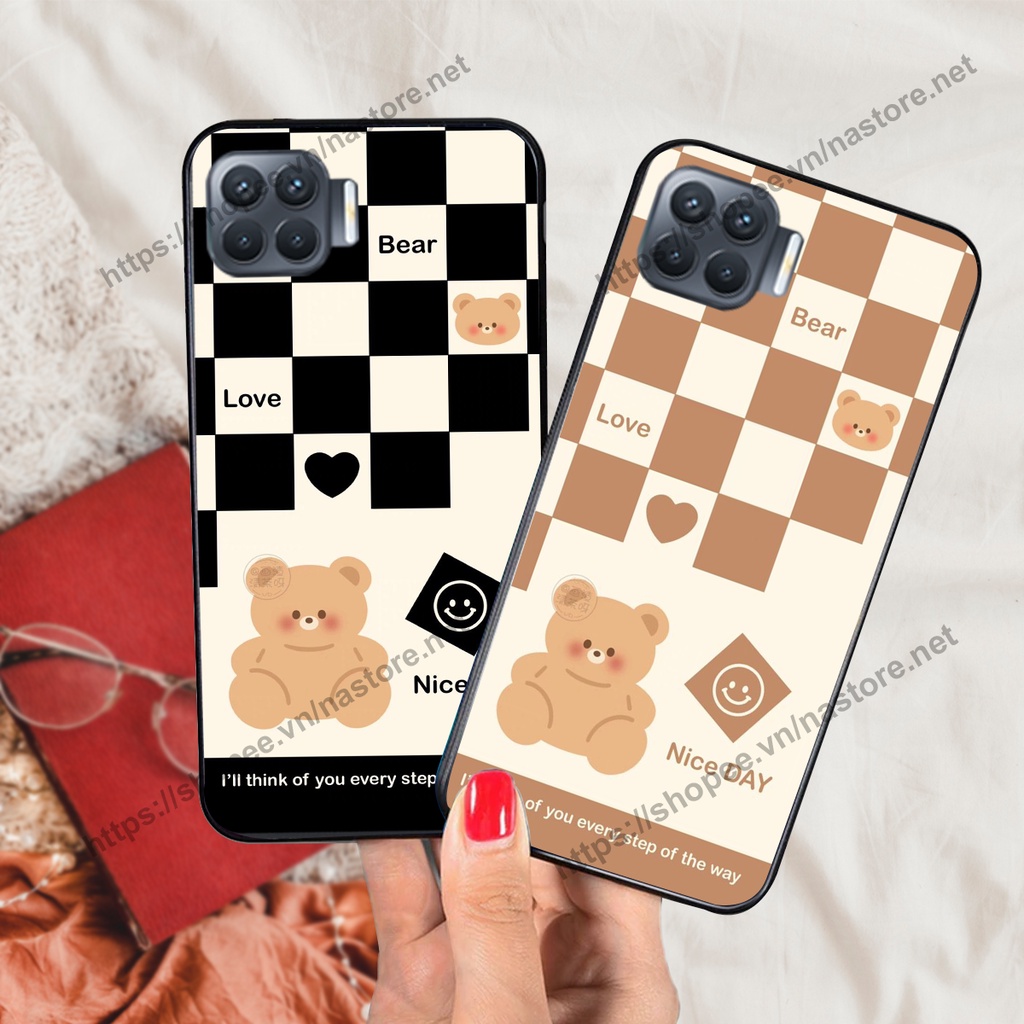 Ốp lưng Oppo A73 / A93 mẫu gấu hoạt hình mới nhất 2023 cute giá rẻ