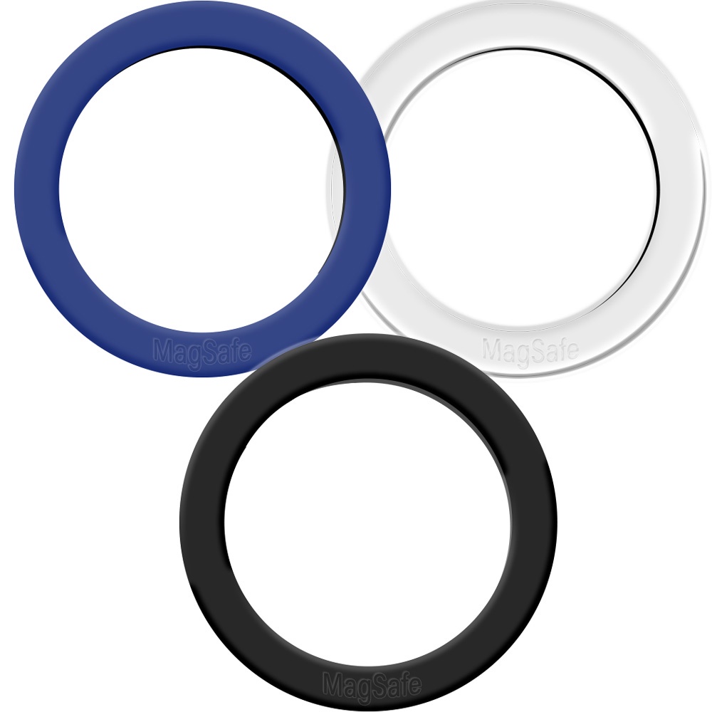 Miếng Dán Silica Gel Tròn Bằng Kim Loại Tự Dính Cho Sạc Điện Thoại iPhone 12 13 14 Đứng