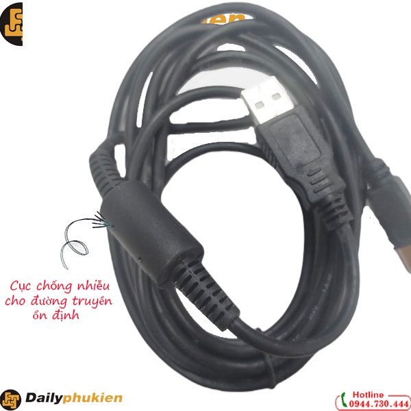 Dây usb kết nối máy in canon HP với máy tính dài 1.5m xịn