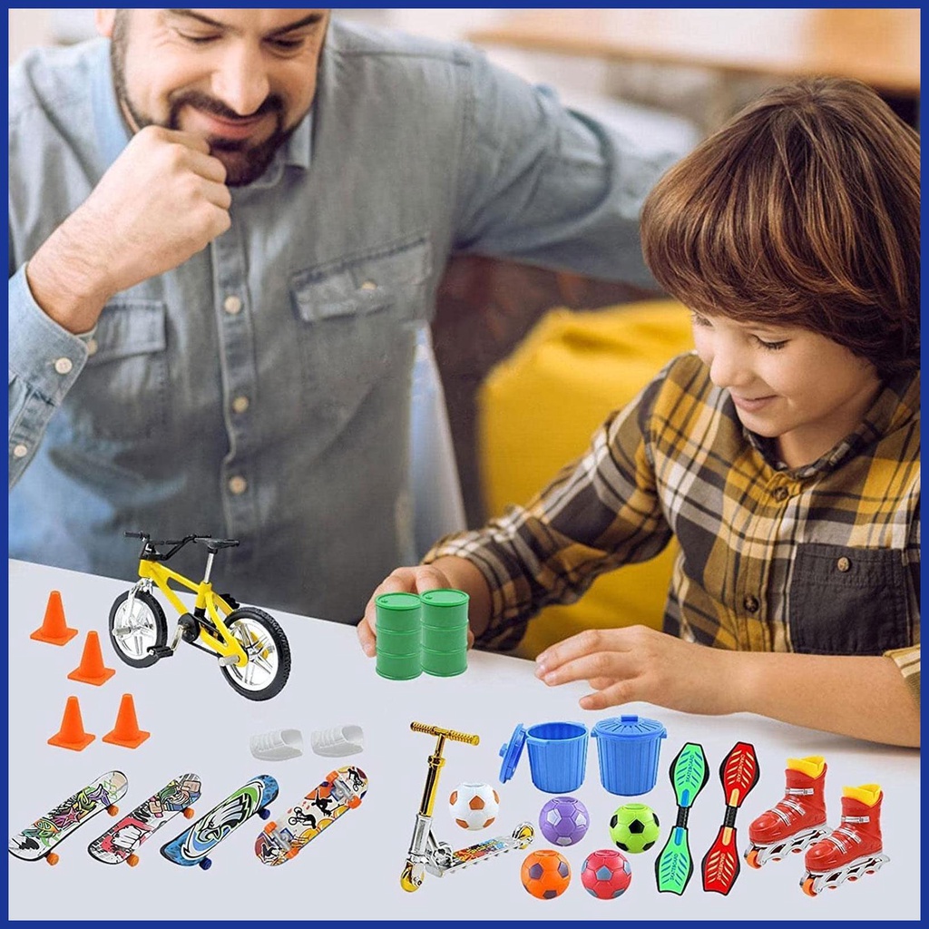 Set 24 Ván Trượt Ngón Tay Mini Cho Bé