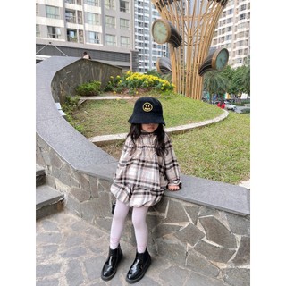 Set Lennco kẻ thô cà bông cho bé gái(15-20kg)
