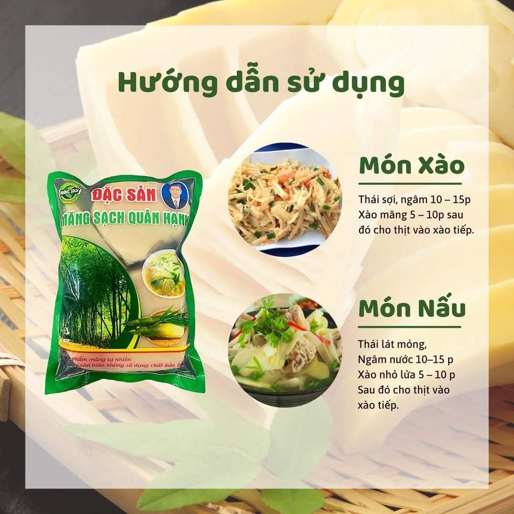 Măng tươi sạch Tự Nhiên