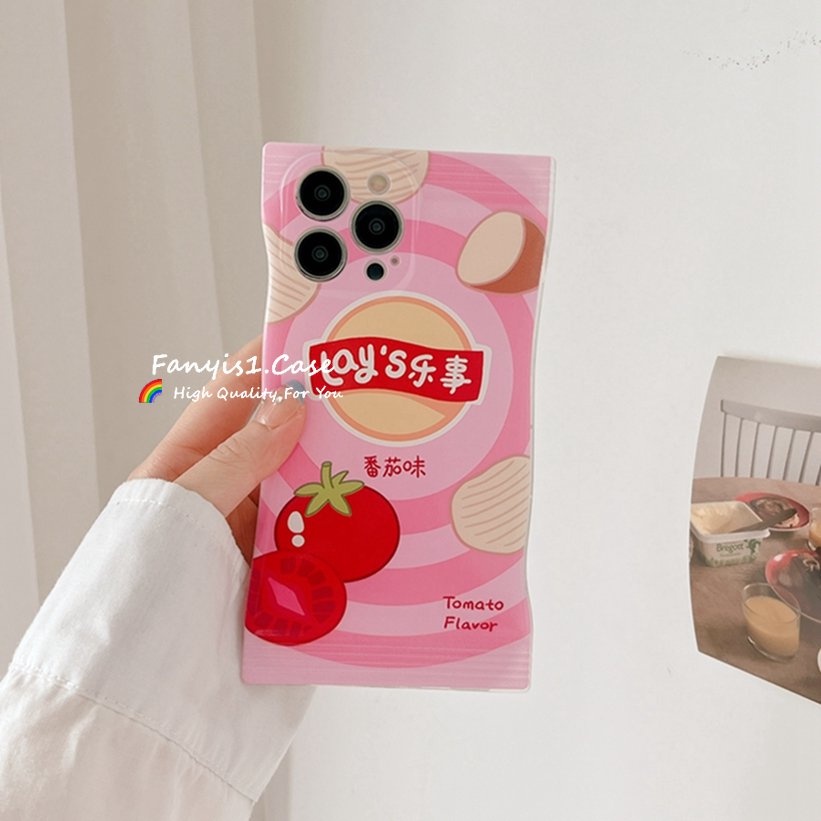 Ốp Điện Thoại Silicon Mềm Hình Khoai Tây Chiên Cho Realme C55 C35 C31 C30 C3 C25 C21 C20 C17 C15 C11 Realme 10 Pro 9 8 7 6 5