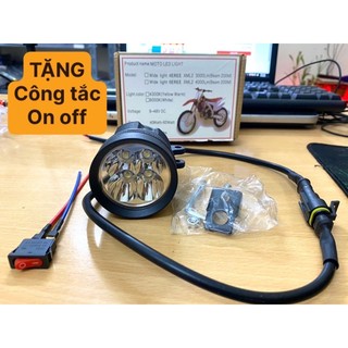1 đèn trợ sáng l4x 28w cực sáng lắp bình 12v- đèn xe việt