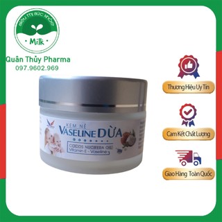 Kem nẻ vaseline dừa giúp mềm mịn da, sáng bóng