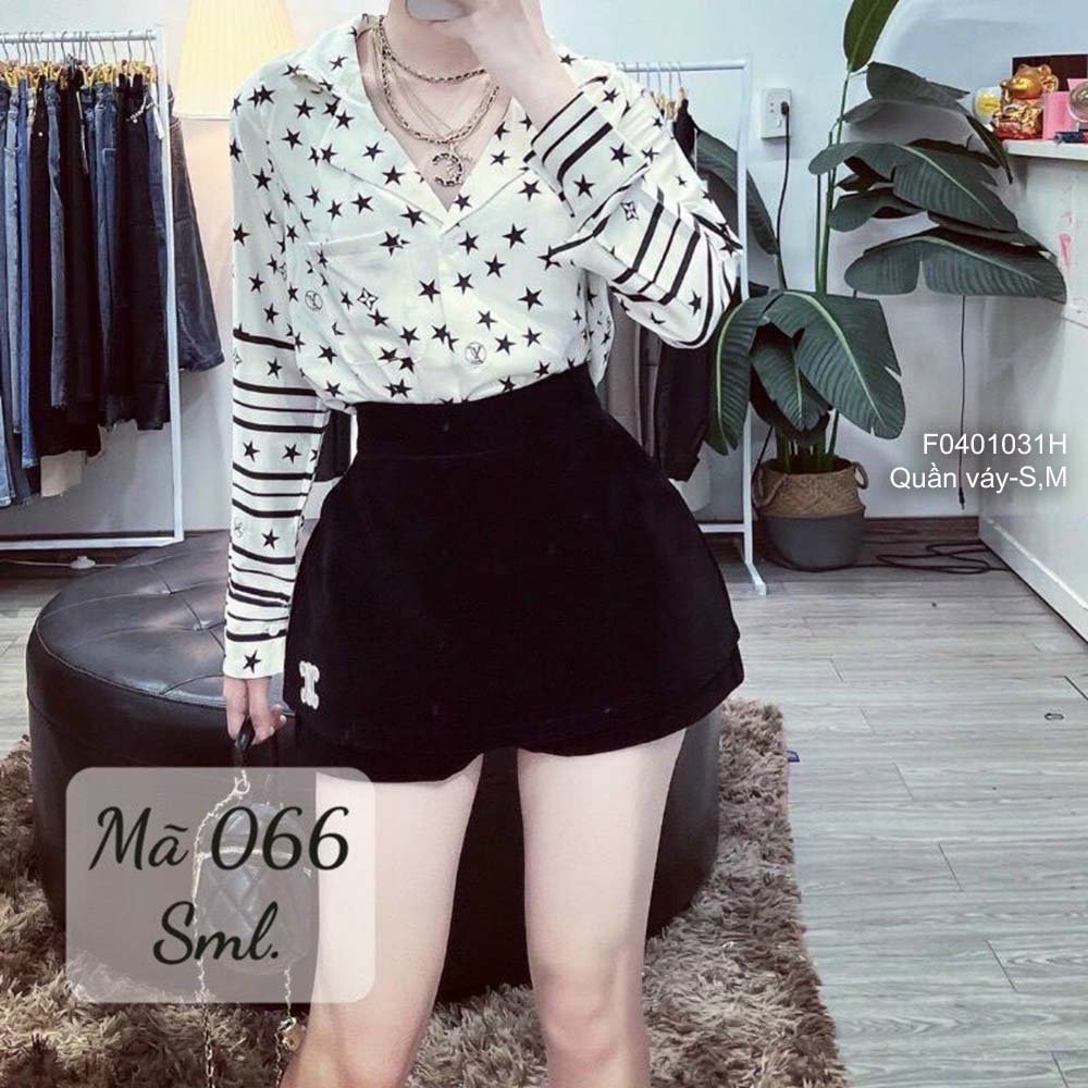 Quần váy ngắn thêu logo hàng đẹp QC !