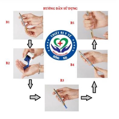 Bút chích máu - Bút lấy máu thử tiểu đường- bút lấy máu bấm liên tục