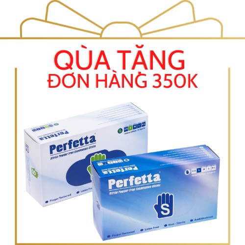 Qùa Tặng Không Bán - Găng Tay Cao Su Không Bột Chính Hãng Perfetta (100 cái/hộp)