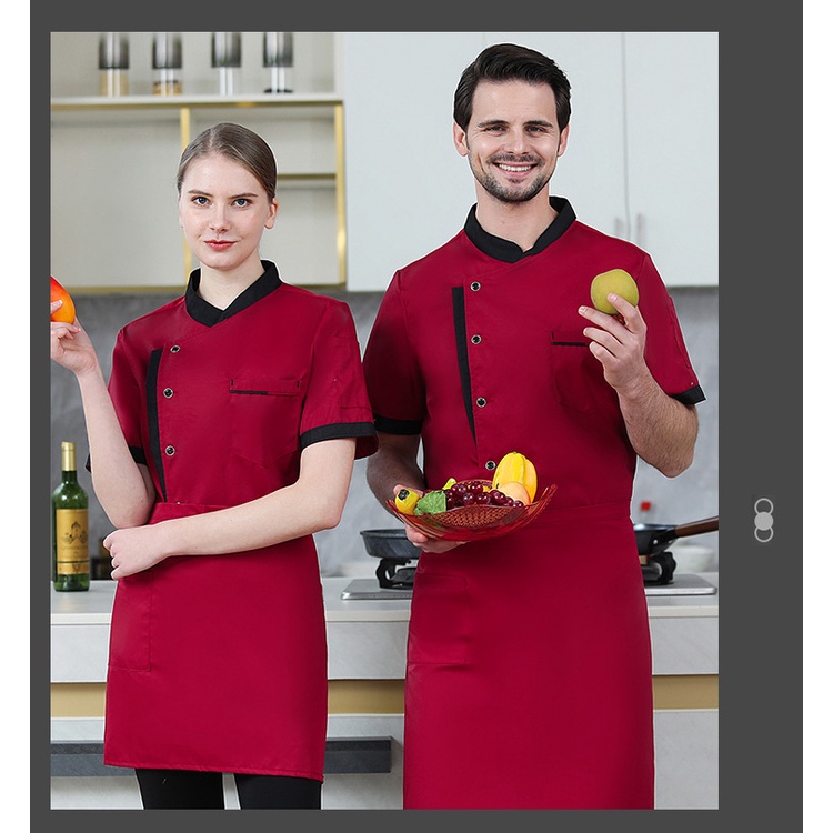 Áo bếp mỏng mùa hè