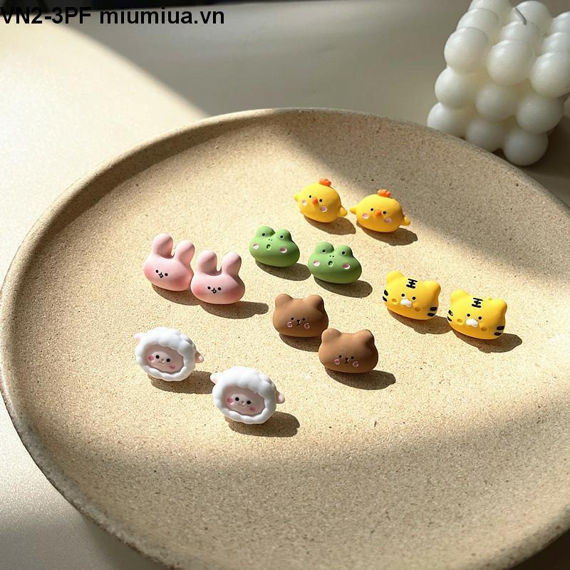 Khuyên Tai Bạc 925 Hình Động Vật Dễ Thương