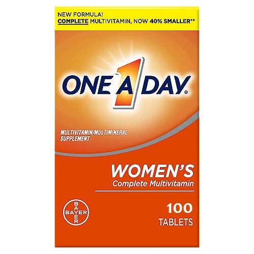 ONE A DAY WOMEN'S NEW FORMULA COMPLETE MULTIVITAMIN NOW 40% SMALLER 100 viên/300 viên Vitamin Hoàn Chỉnh Cho Nữ của Mỹ