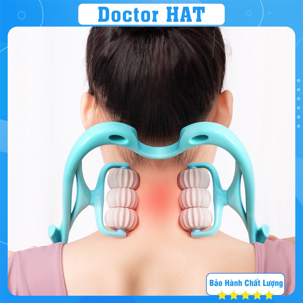 Dụng Cụ Massage Cổ Vai Gáy 6 Bi Cầm Tay Giúp Giảm Đau Tê Nhức Mỏi Hiệu Quả,Cây Massage Cột Sống Cổ Và Toàn Thân Cầm Tay