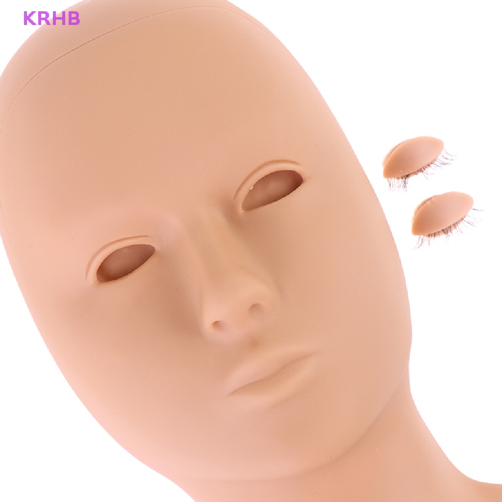 Đầu Ma Nơ Canh Luyện Tập Trang Điểm Lông Mi KRHB Mới