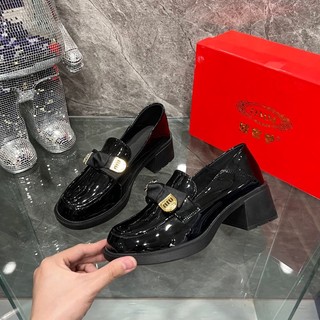 giày đốc,moca,mọi nơ miu bóng gót 5cm
