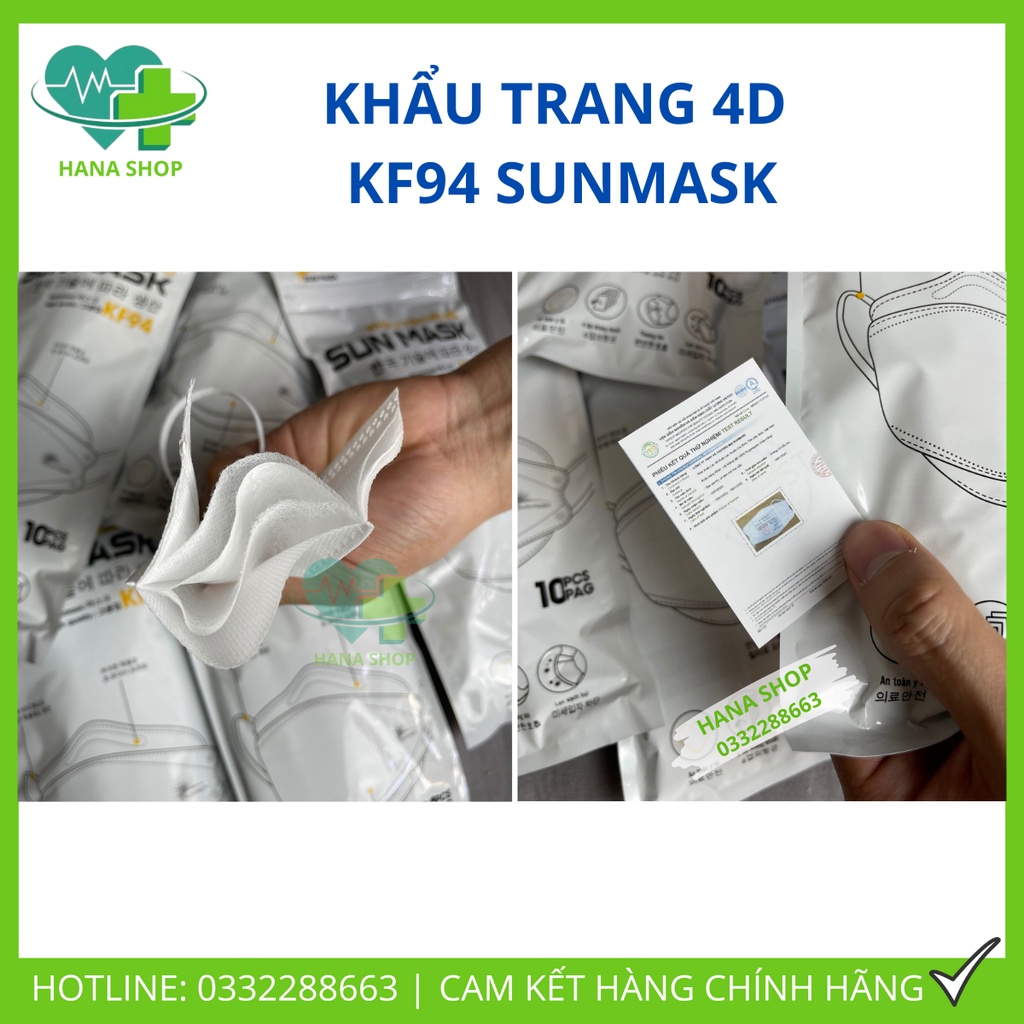 [SET 50 CÁI] Khẩu Trang KF94 HD AN PHONG 4 Lớp, Kiểu Dáng 4D Hàn Quốc Hàng Chính hãng Chống Bụi Mịn