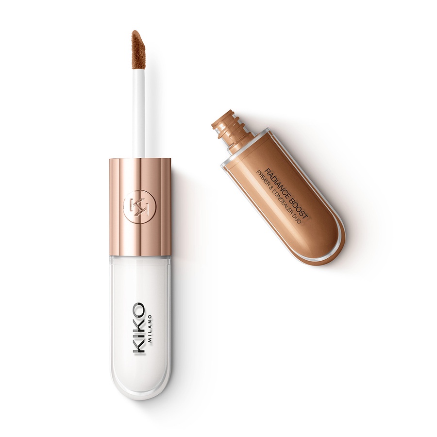 Kem nền và kem che khuyết điểm cho mắt  2 trong 1 Kiko Radiance Boost Primer & Concealer Duo -VĐ