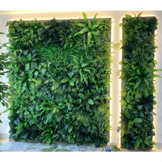 Tường cây giả trang trí, tường cây xanh trang trí nhà hàng, quán ăn cực bắt mắt (tính theo m2)