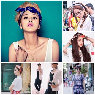 KHĂN TURBAN/ BANDANA VUÔNG CHẤT COTTON