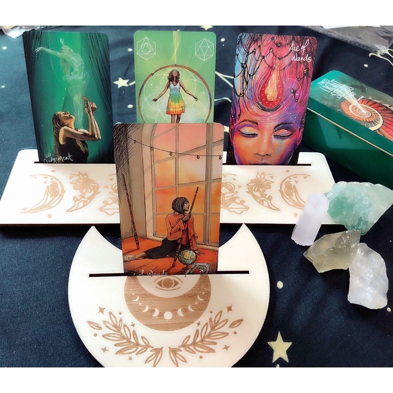 Set gồm 2 giá đỡ thẻ bài Tarot như hình tiện dụng