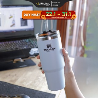Bình Giữ Nhiệt 1000ml giữ đá kỷ lục đến 30 giờ chính hãng - an toàn sức khỏe Stanley Adventure Quencher - Vaithuhay