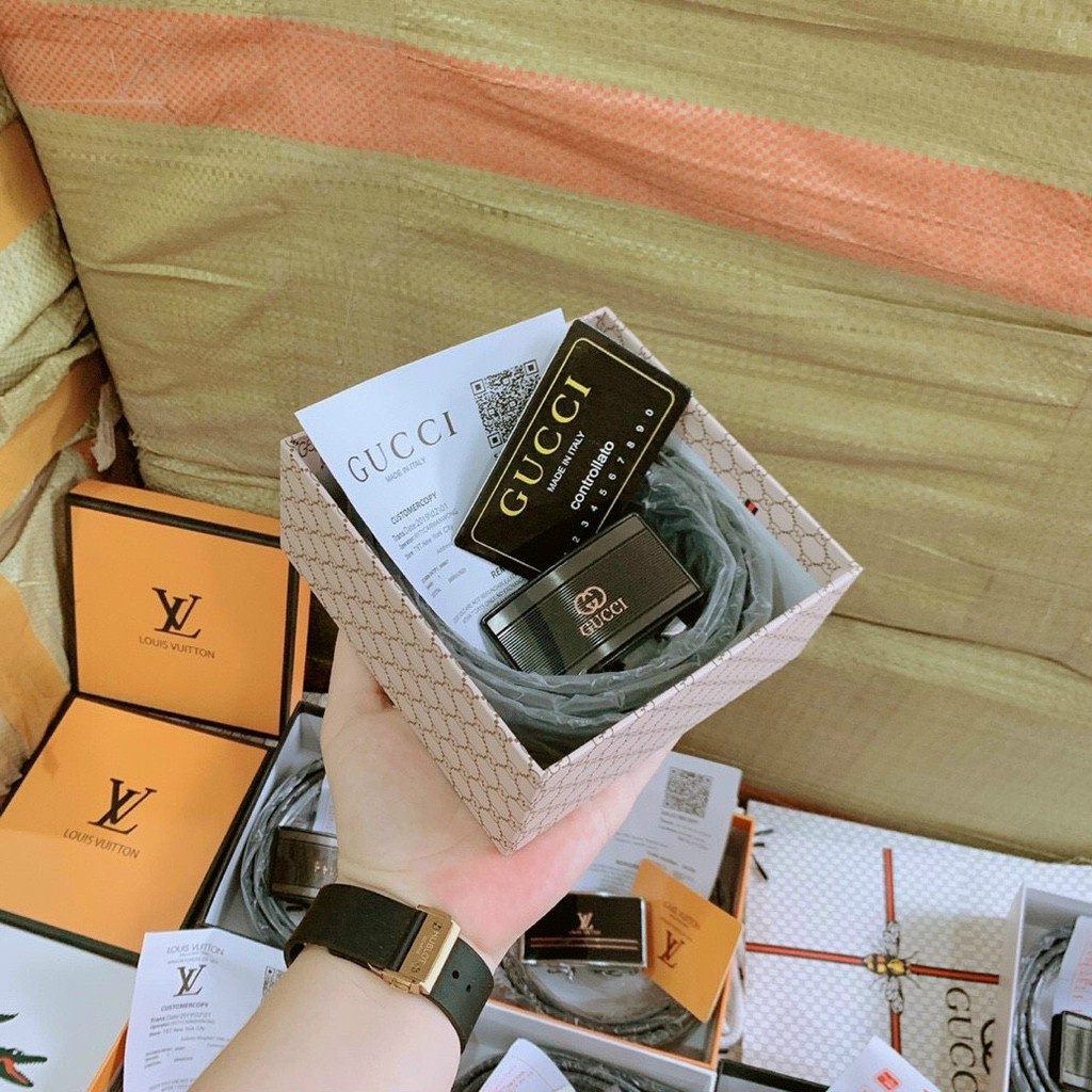 Thắt Lưng Nam, Dây Nịt Nam Full Box_Hàng Nhập QC Loại 1 SHOPSIEURE88