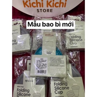 (HÌNH THẬT) Ly gấp gọn 200ml du lịch, chịu nhiệt cao.
