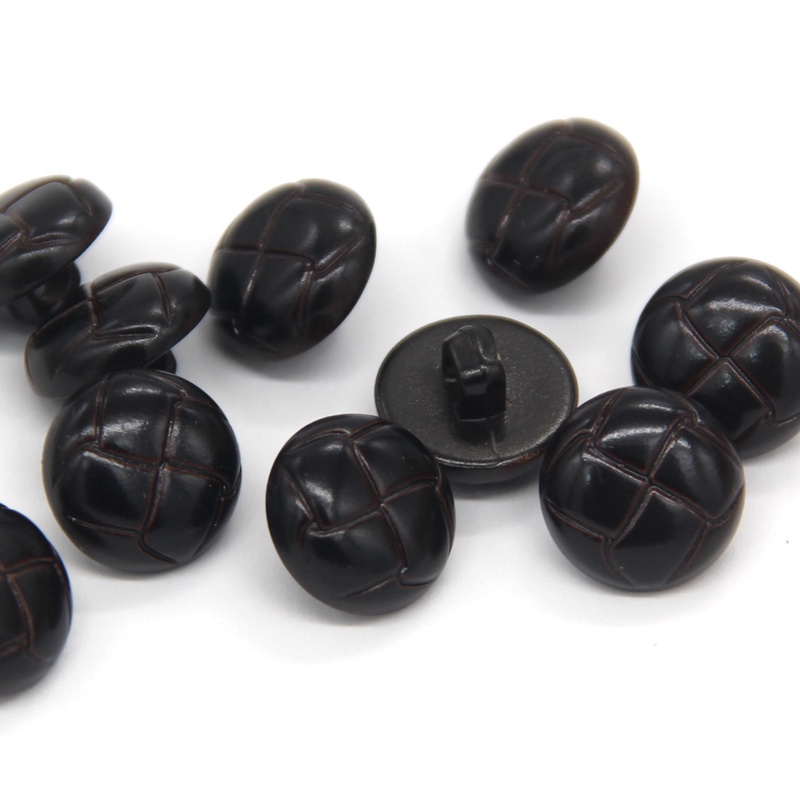 Nút Áo Khoác Giả Da Phong Cách Vintage 15 / 18 / 20 / 23 / 25mm