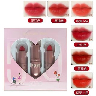 Set son lì heng fang 3 cây vỏ hồng