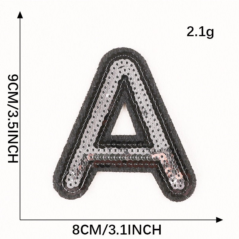 Miếng Dán Ủi Quần Áo Thêu Chữ Love Đính Kim Sa Lấp Lánh