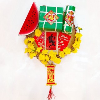 set mẹt trang trí tết