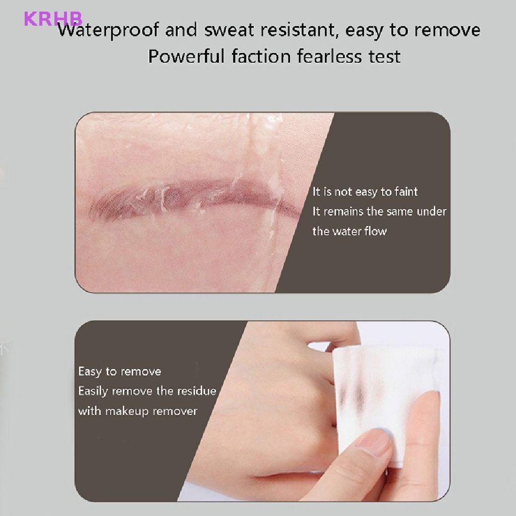 1 Bút Chì Kẻ Lông Mày Chống Nước Kèm Đồ Chuốt Tiện Dụng